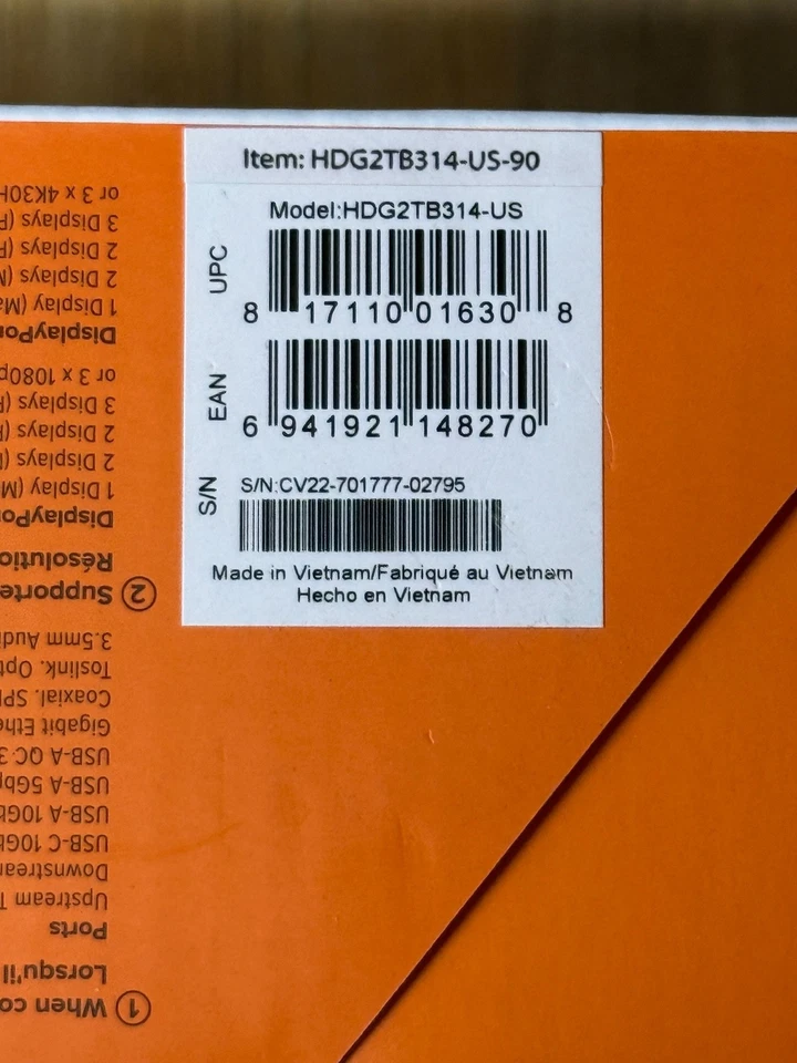 Base HyperDrive Gen2 Thunderbolt 3 (14 puertos) HDG2TB314-US - Caja abierta - NUEVO Foto 2 de 4