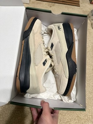 Size 10.5 - Nike Jordan Flight Court Beige Rattan Gum Sneakers