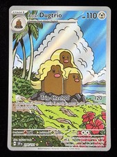 Alolan Dugtrio Holo Illustration Rare SV08: Surging Sparks 208/191 NM on eBay