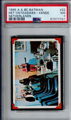 1966 A&BC Batman Riddler Back #22 — PSA 7