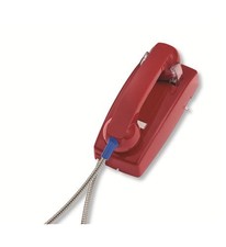 Cortelco 2554-ARCNDL-RD 255447arcndl Wall Phone W/armored Cord 2554arcndlrd