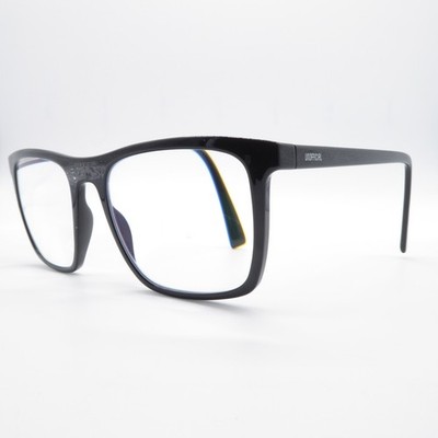 Inoffizielle Brille Unom0368 Herren Schwarz Kunststoff Brille Brillengestell 55mm