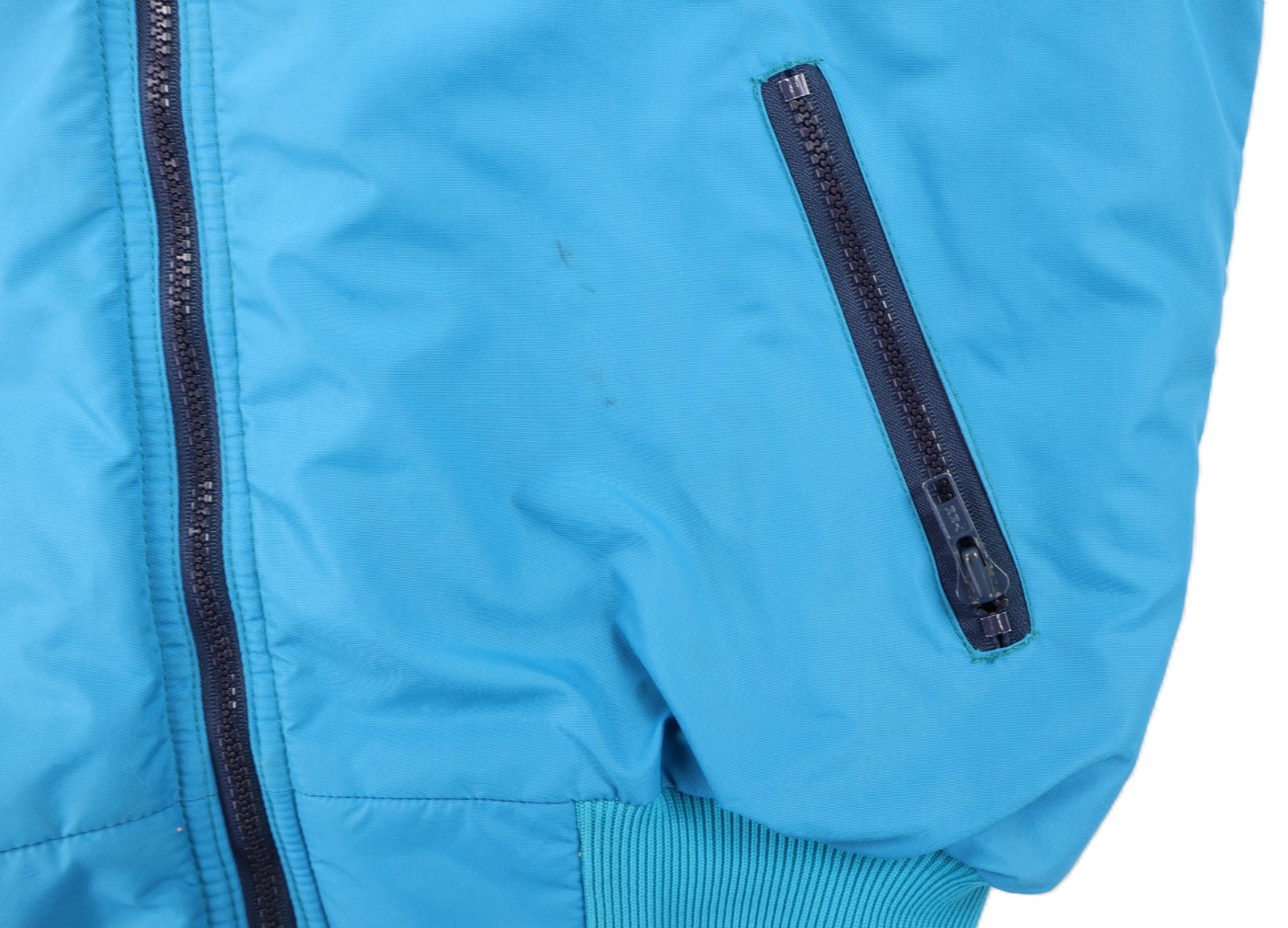 VTG PATAGONIA US Women’s 9 10 M Blue Synchilla Fleece Lined Bomber Jacket Coat thumbnail 6