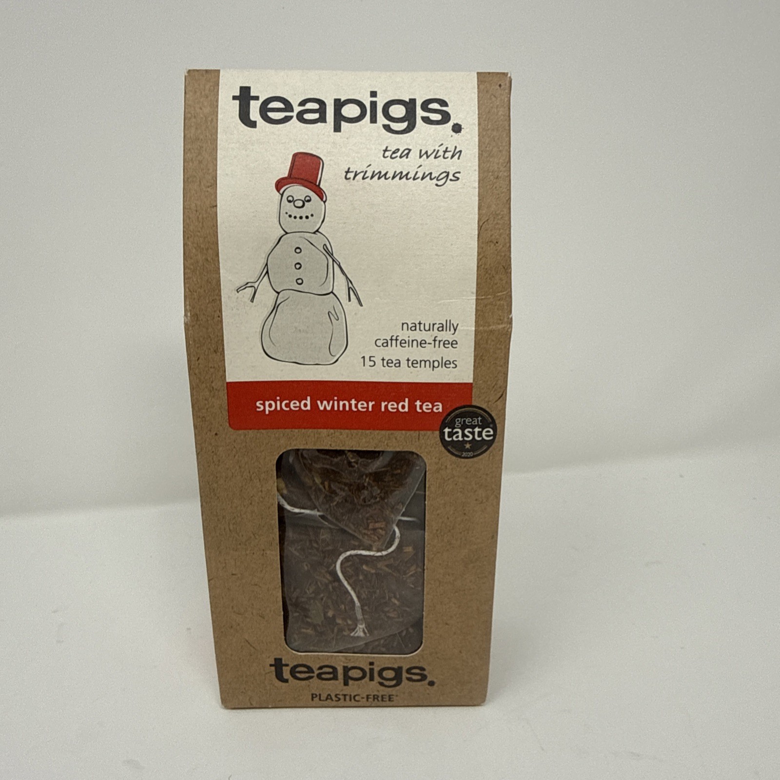 Pigs Spiced Winter Red Tea 15 Tea Temples Exp 10/18/2027