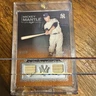 Mickey Mantle 2009 Topps Sterling Three Relic 19 of 25 Yankees HOF Jersey Bat
