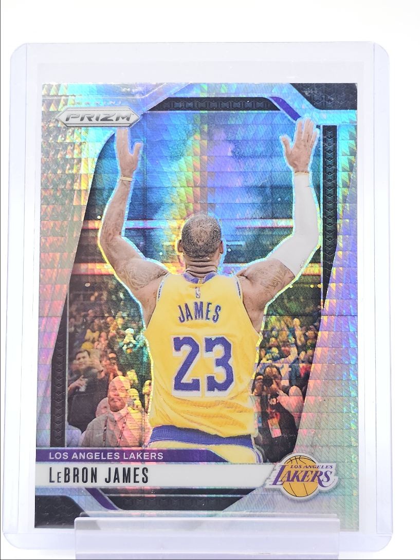 LEBRON JAMES 2024-25 PANINI PRIZM BASKETBALL HYPER LAKERS #130 Q2754