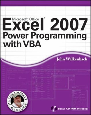 Excel 2007 Leistung Programmierung Mit Vba Compact Disc John Walkenbac