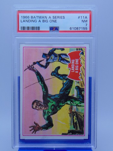 1966 Topps Batman Riddler Back #11A — PSA 7