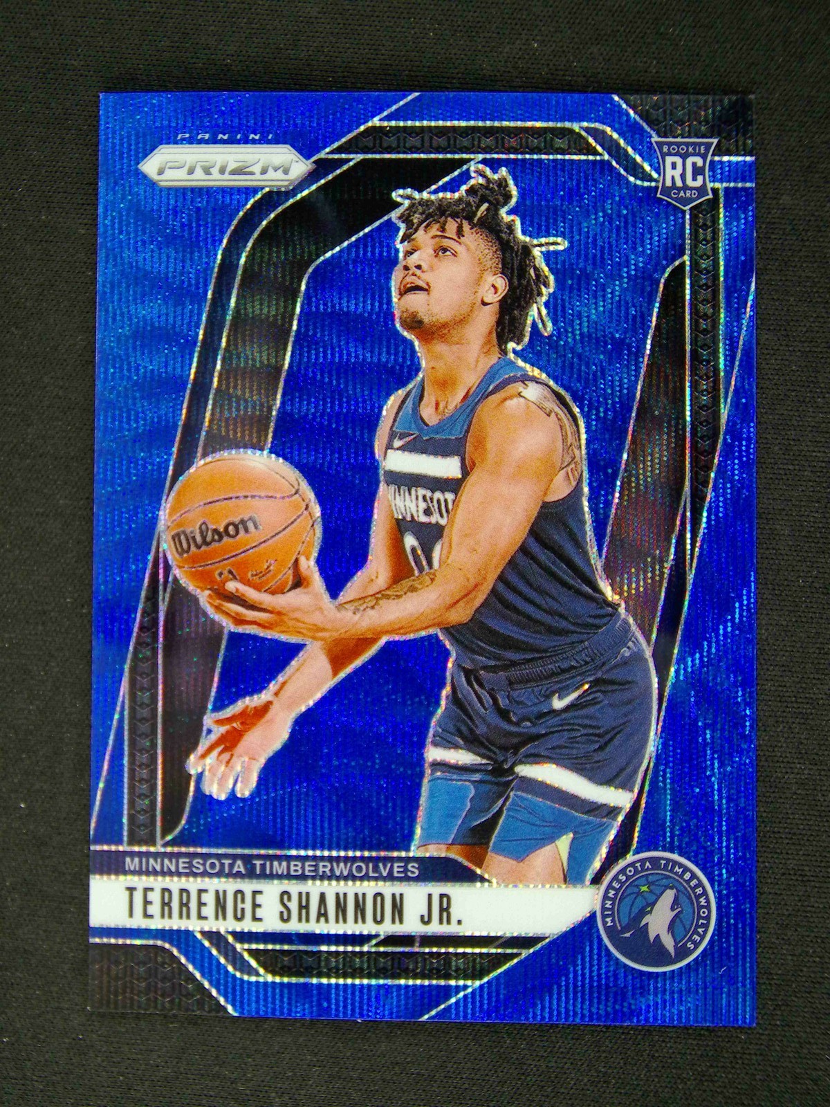 2024-25 Panini Prizm Terrence Shannon Jr. #224 RC Rookie Blue Wave /125