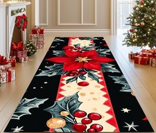 Christmas Runner, Christmas Runner Rug, Christmas Decor Rug