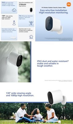 Xiaomi Outdoor Camera WIFI  Used in Excellent Conditions