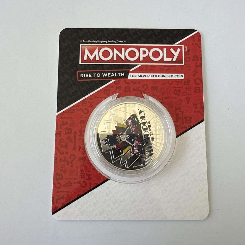 MONOPOLY: RISE TO WEALTH .999 1oz Silver Coin - 2024 Samoa, Limited 1933 Mintage
