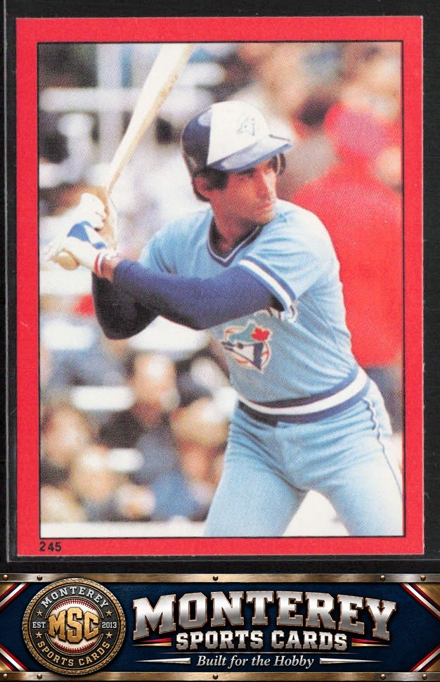 Damaso Garcia 1982 Topps Stickers #245 Toronto Blue Jays
