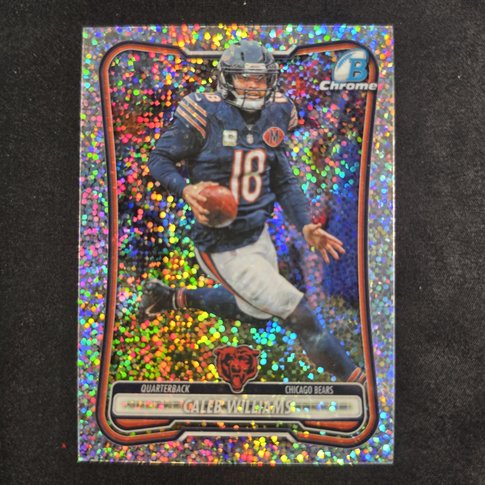 2026 Bowman Chrome Caleb Williams Speckle Refractor BCV-15