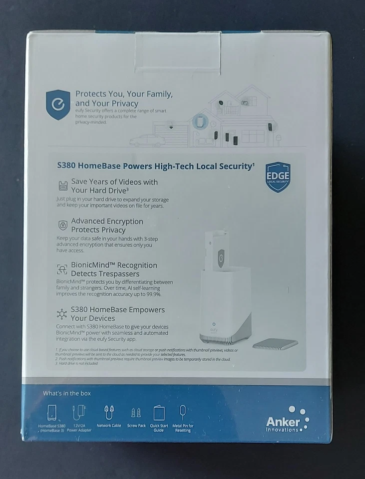 eufy S380 HomeBase 3 Edge Security Center Local Expandable Storage up to 16TB - Image 2 of 4