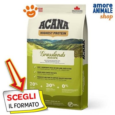 Acana Hund Bis Rassen Highest Protein Grasland Essen Trocken Hunde 2 / 11,4 KG