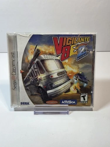 Vigilante 8 2nd Offense Sega Dreamcast 1999 Activision Complete