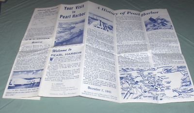 VINTAGE PEARL HARBOR NAVY BROCHURE 1960'S | eBay