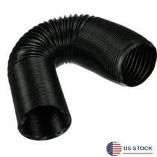 1x 80mm Global Adjustable Flexible Cold Air Intake Pipe Inlet Hose Tube Duct Kit