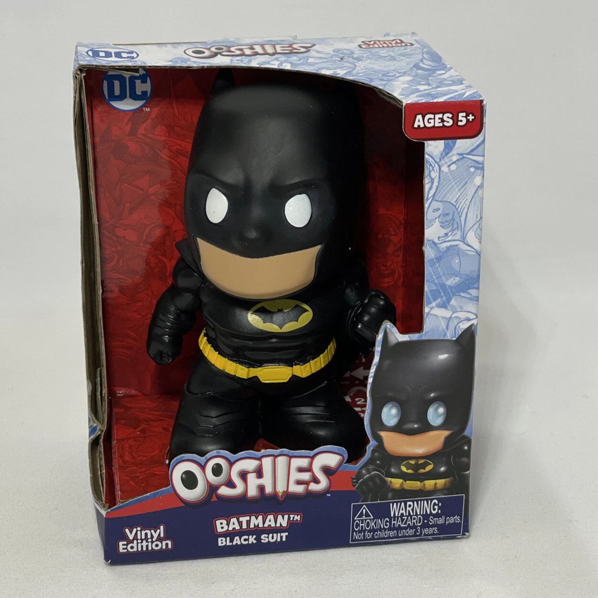 Ooshies DC Batman Black Suit 4 Inch Vinyl Edition New eBay