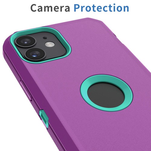 For iPhone 12 Pro/Pro Max Protective Case Hybrid Rugged Cover / Screen Protector - Picture 7 of 55
