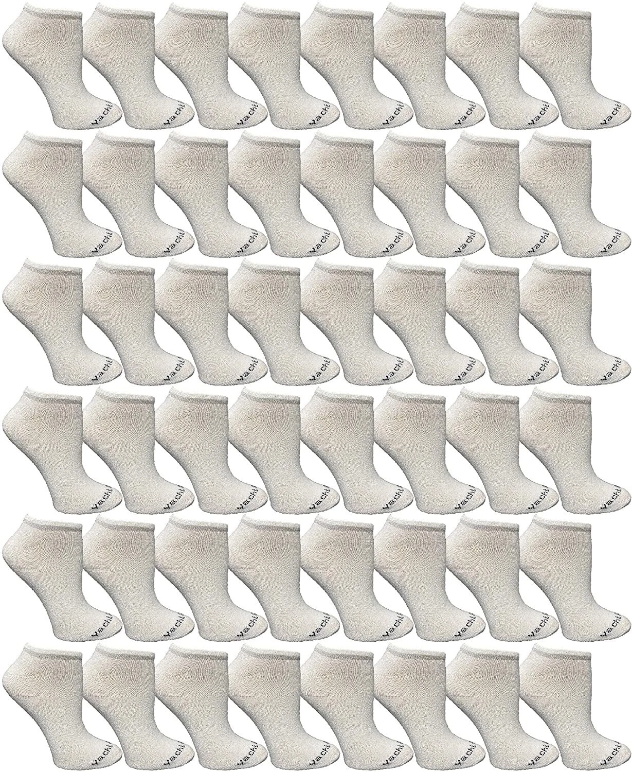 Yacht & Smith 48 Pairs of Mens Thin Low Cut Ankle No Show Socks, Lightweight
