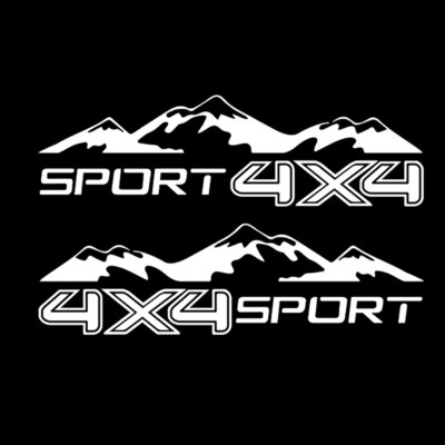 Car Sticker DIY Sport Graphcics Mountain Decal For Off Road Pickup Waterproof