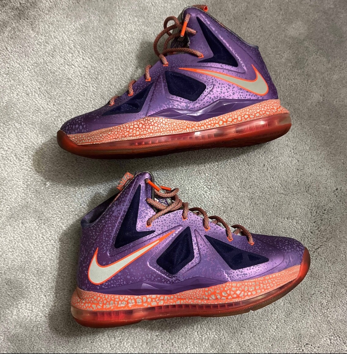 スニーカー Nike LeBron 10 'All Star - Extraterrestrial' Area 72 2013 Nike Lebron X 10 All Star Area 72 Extraterrestrial Size 6.5Y