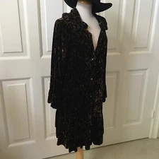 Marrika Nakk Cowgirl Chic Cheetah Ruched Velvet  Princess Jacket