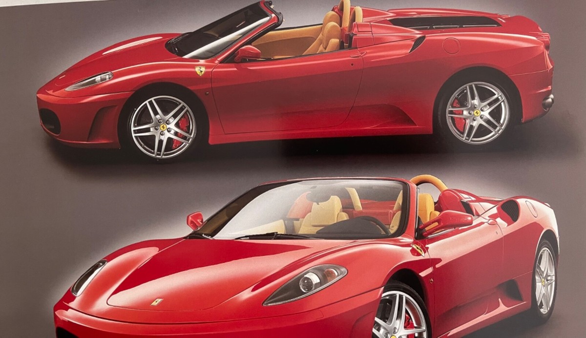 FERRARI F-430 SPIDER, RARE AUTHENTIC 2005 MINI POSTER | eBay