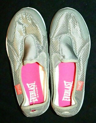 Everlast Sport Women's Lindsay Grey Slip-On Sneakers Size Medium
