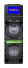 MPD12220TS Maxpower 2 12'' RGB Party Speaker Pro Audio Karaoke System 12'' LCD