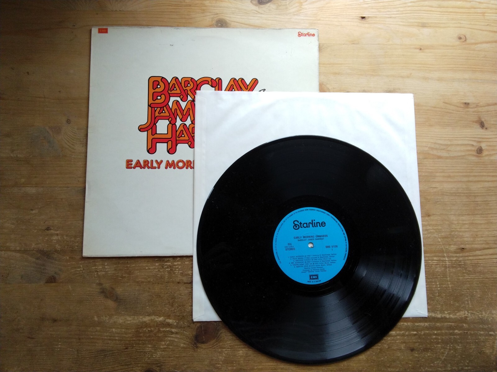 Barclay James Harvest Early Morning Onwards EX Vinyl Record Album SRS5126 (K1)