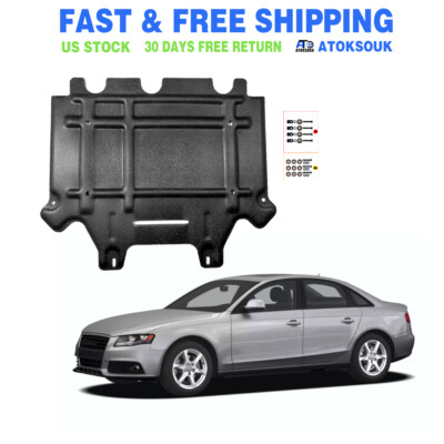 For Audi A4 Gearbox 2009-2016 Under Engine Splash Guards Front Engine Mud Flaps
