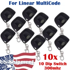 300mhz 10Dip for Linear Multicode 3089 3060 3070 Garage Door Remote Opener