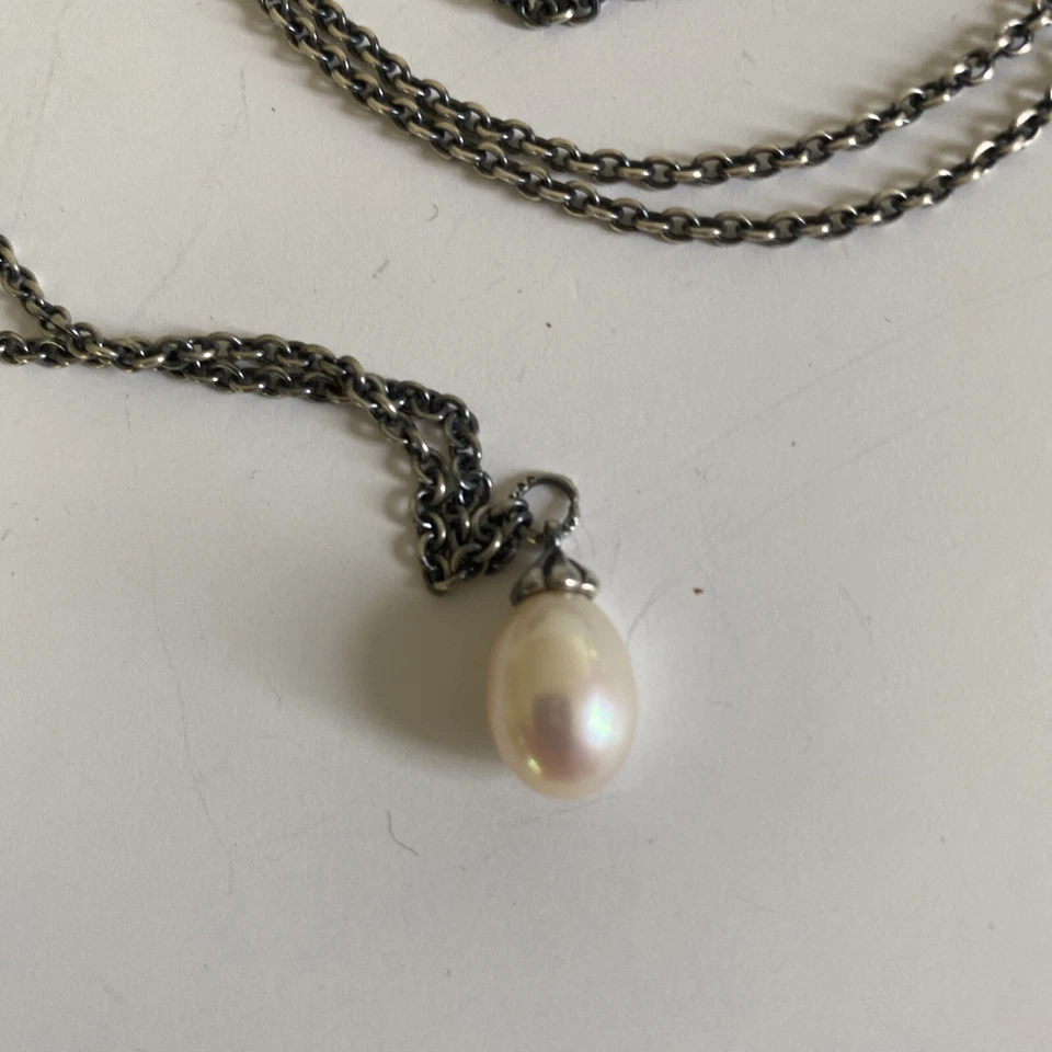 Trollbeads Authentic Fantasy Necklace With White Pearl - 18 Inches - Image 2 of 2