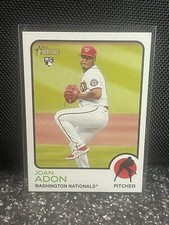 2022 Topps Heritage Joan Adon #688 Washington Nationals Rookie Free Shipping
