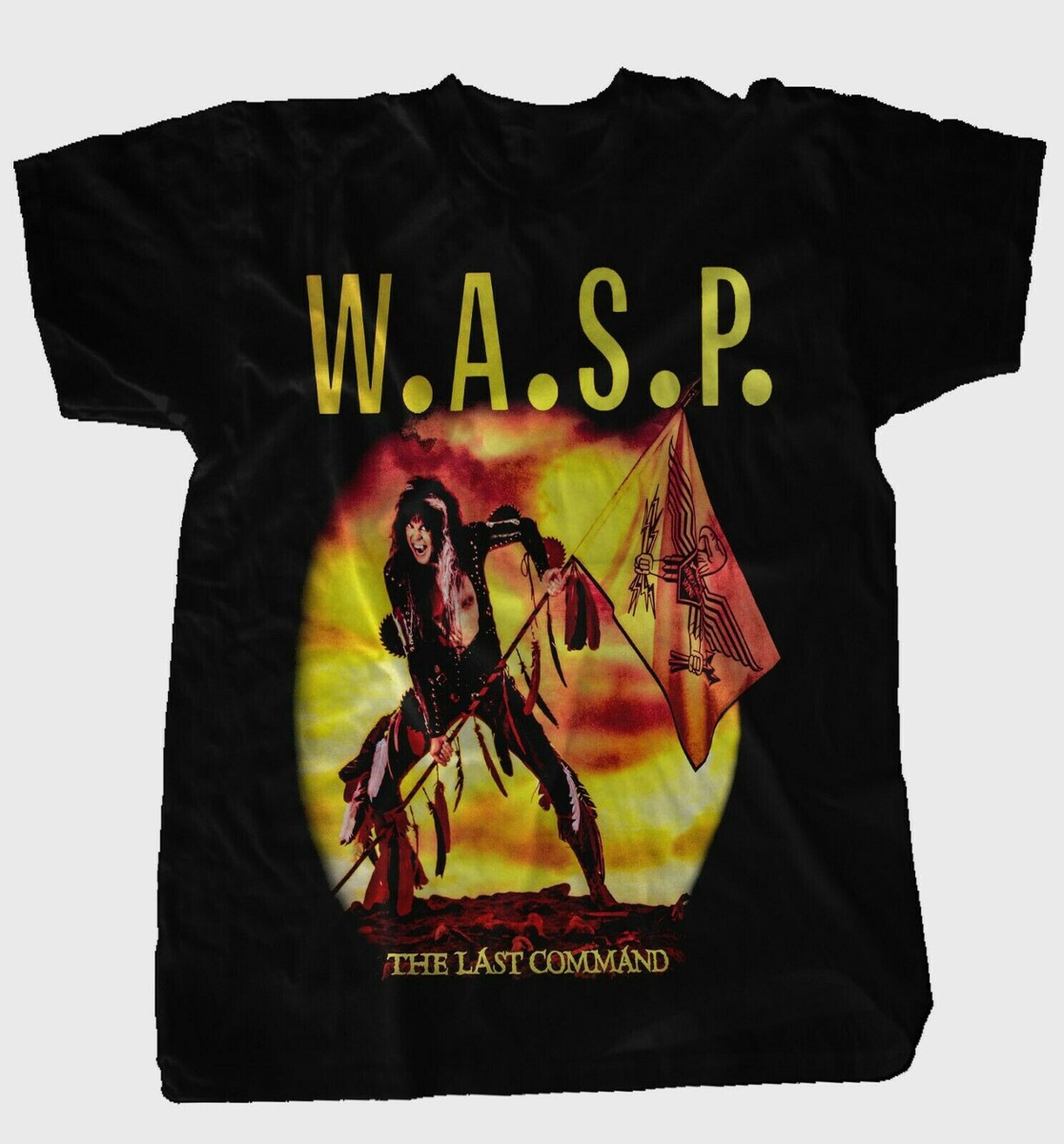 Vintage WASP The Last Command Tour Cotton Black Men All Size T