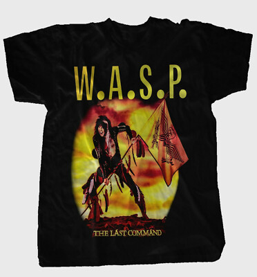 Vintage WASP The Last Command Tour Cotton Black Men All Size T