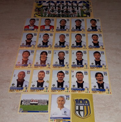 PANINI FOOTBALL ALBUM 2014-14 TEAM PARMA FOOTBALL ALBUM FOOTBALL FIGURES