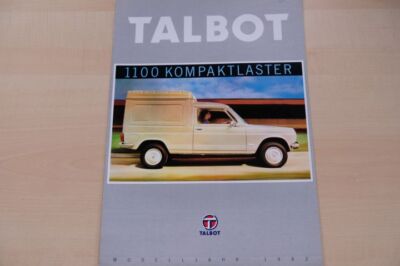 217258) Talbot 1100 Kompaktlaster Prospekt 1982