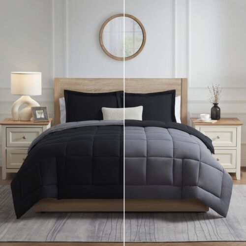 Quilted Down Alternative Comforter, Ultra Soft all season Comforter Duvet Insert - 第 1/89 張圖片