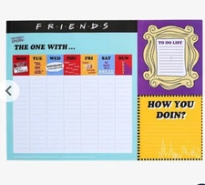 NWT Friends tv show desk daily weekly planner