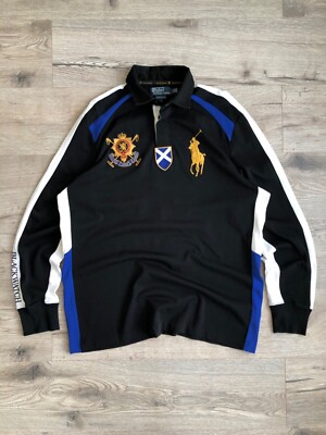 Polo Ralph Lauren Blackwatch Team Rugby Shirt Vintage | eBay