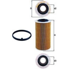 Oil Filter For Audi A3 8P RS3 Quattro Mahle 06D115466 06D115562 06D115562A