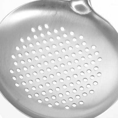  Extended Wooden Handle Spoon Strainer Scoop Household Soup Skimmer Long Handled