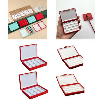 Leere Aquarellpalette rot leichter Behälter langlebig praktisch Aquarell