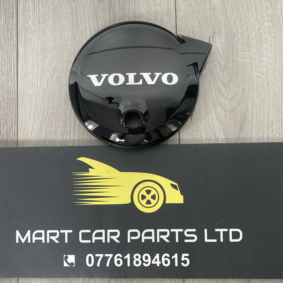 Insignia emblema frontal negro brillante para Volvo S60, V60, XC90 con orificio de cámara - Imagen 2 de 4