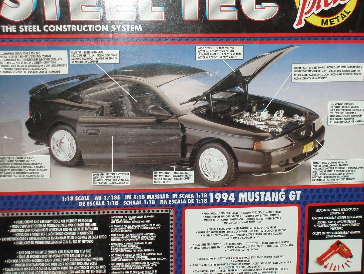 y REMCO/STEEL TEC 1994 FORD MUSTANG GT COUPE ASSEMBLY MODEL