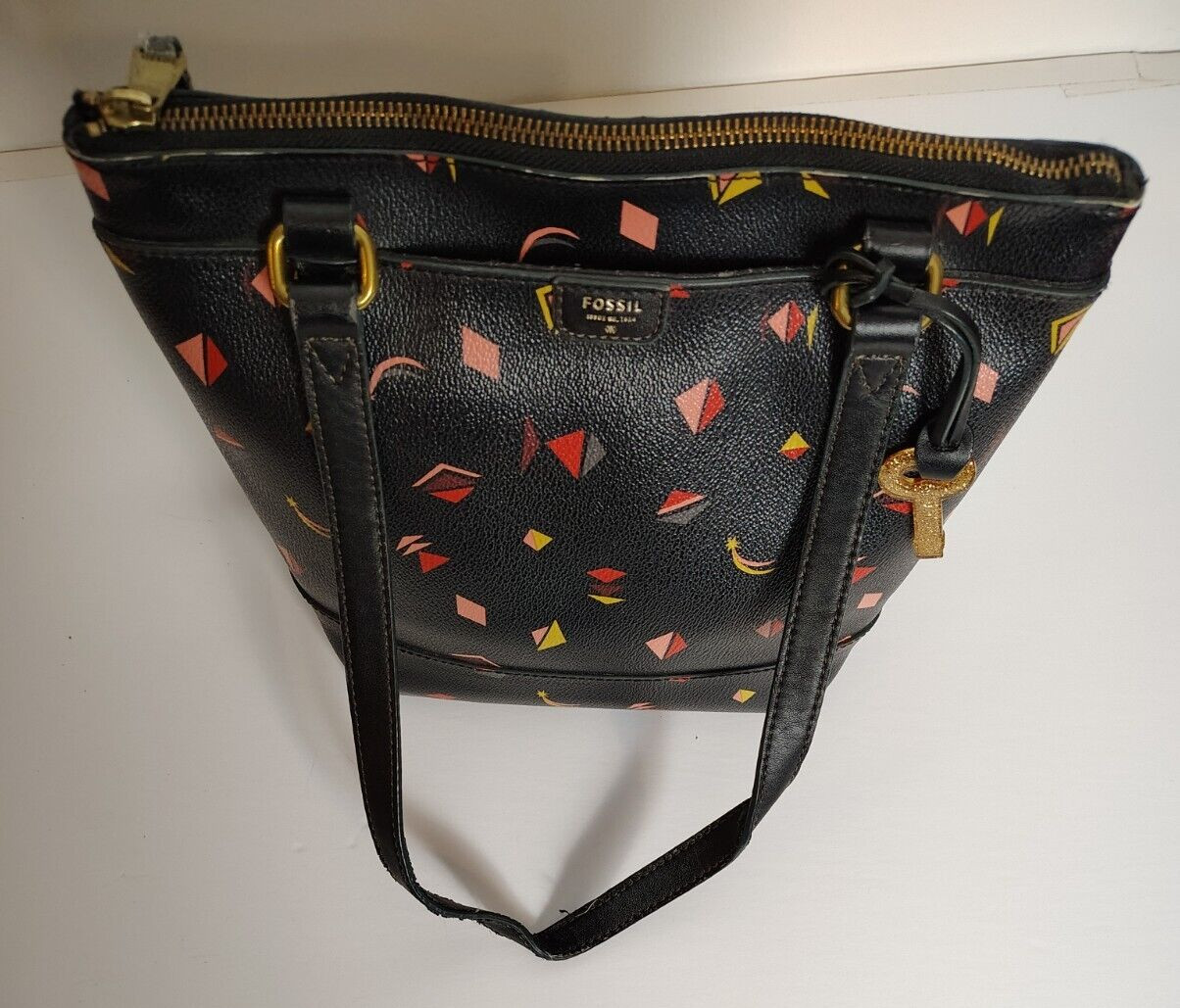 Fossil Crossbody Abstract Triangle Geometric blac… - image 5